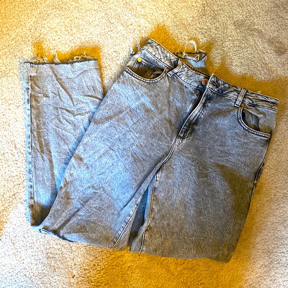 Garage dark Demin wide-leg jeans